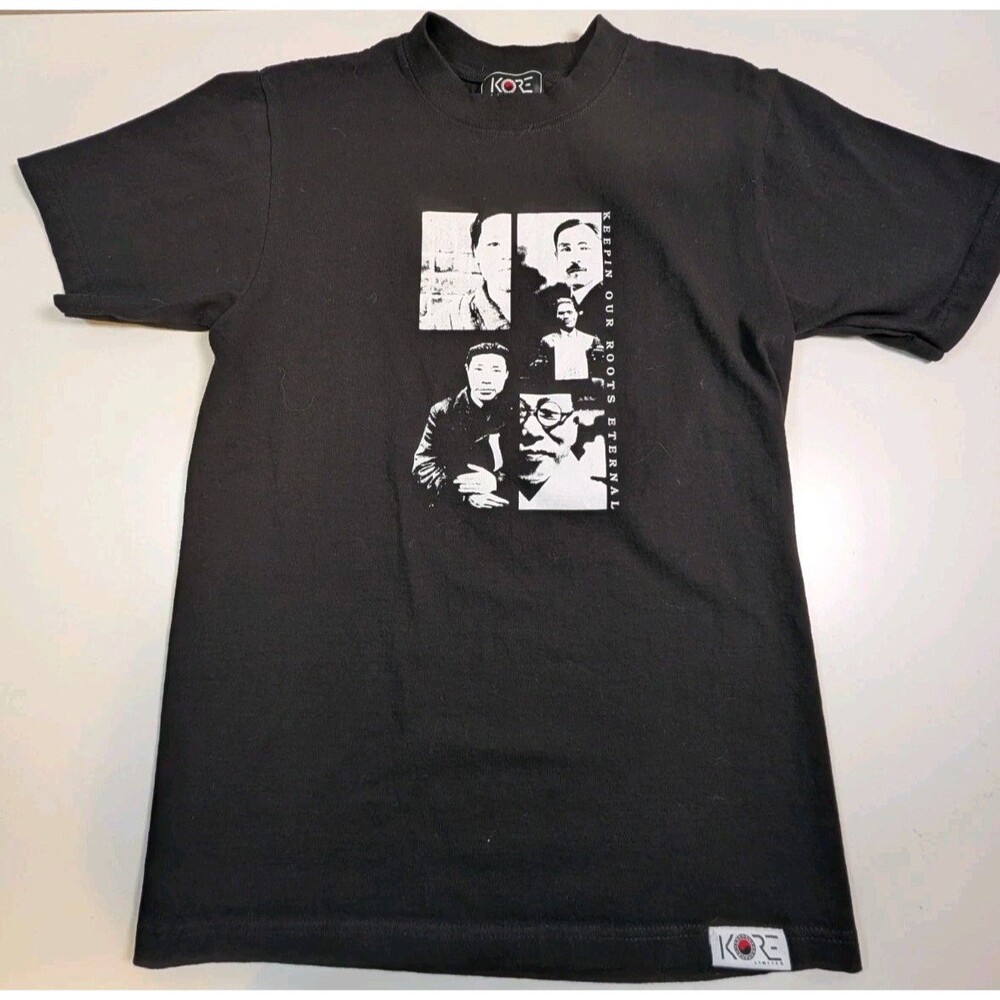 KORE Limited Keepin Our Roots Eternal Graphic T-Shirt Size M Black